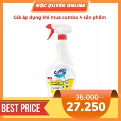 Nước lau bếp bọt tuyết Power Farm Sunlight chai 500ml (1 Chai)