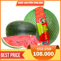 Combo dưa hấu + bưởi da xanh loại 1