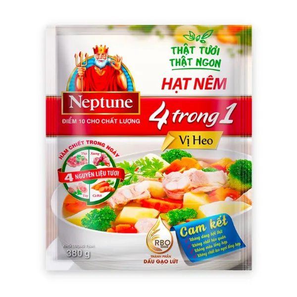 Hạt nêm 4in1 Neptune gói 380g