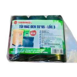 Lô 3 túi đựng đen rác TBP size trung 55*65cm (36-39 cái)