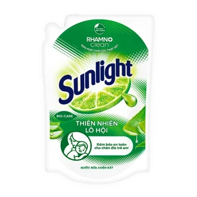 Nước rửa chén thiên nhiên lô hội Sunlight túi 2kg