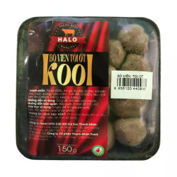 Bò viên tỏi ớt Halo 150g (1 Khay)