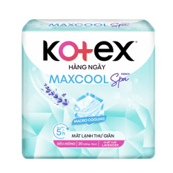 Băng vệ sinh hàng ngày siêu mát Kotex gói 20 miếng