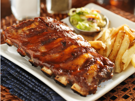 Làm sườn nướng ăn tiệc Giáng Sinh bằng nồi chiên không dầu chuẩn vị