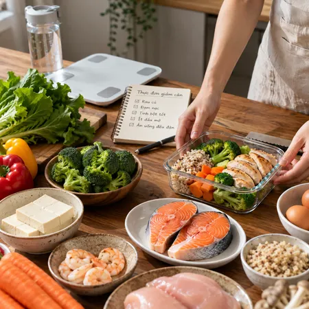Mùa mưa ăn gì để giảm cân? Gợi ý thực đơn 7 ngày dễ áp dụng
