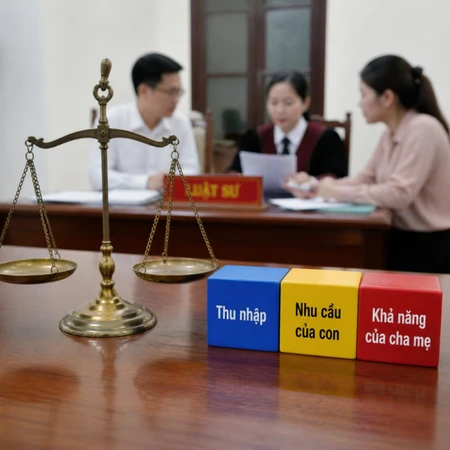 Mức cấp dưỡng nuôi con là bao nhiêu? Cách tính chuẩn 2026