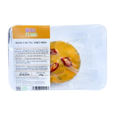 Mắm chưng thịt heo Wiki Fresh khay 150g