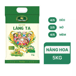 Gạo làng ta Vua Gạo túi 5kg