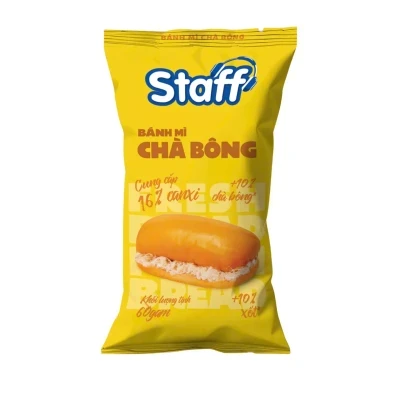 Staff Bánh mì chà bông sốt tiêu 60g