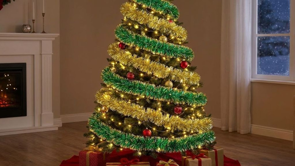 trang trí cây thông noel