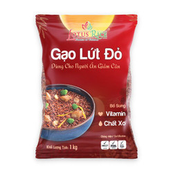 Gạo lứt đỏ Lotus Rice túi 1kg