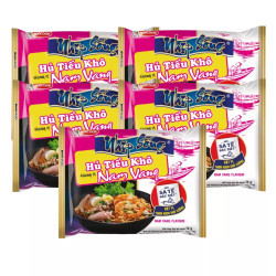 Combo 5 Hủ tiếu nam vang khô nhịp sống Acecook gói 72g x 5