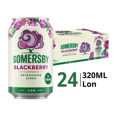 Thùng 24 lon nước táo lên men Somersby 4.5% 320ml