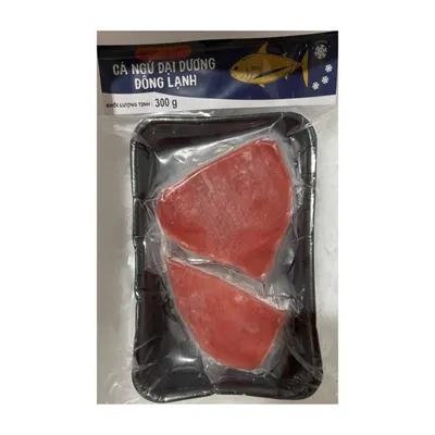 Cá ngừ đại dương đông lạnh Tôn Phúc Nhiên khay 300g