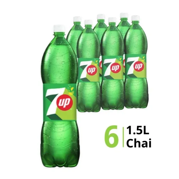 Lốc 6 chai nước ngọt 7UP 1.5l