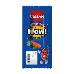 Hotdog giòn ăn liền Wow Vissan 28g (1 Cây)