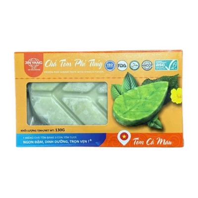 Chả tôm phỉ thúy Jin Yang gói 130g