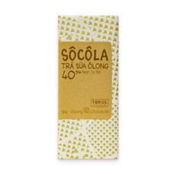 Socola trà sữa oolong 40% Tbros thanh 30g