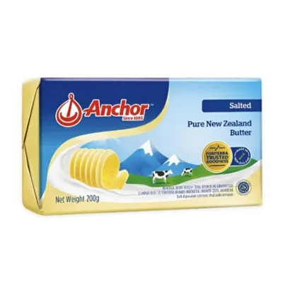 Bơ mặn Anchor khối 200g