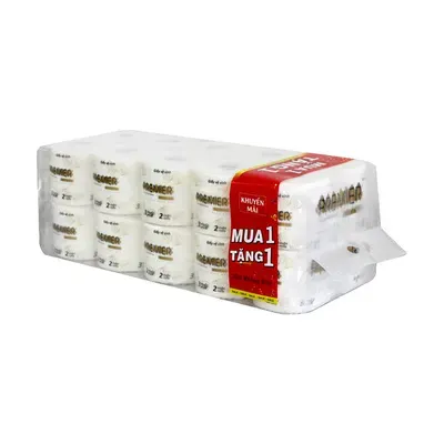 Lốc 10 cuộn giấy vệ sinh Premier Deluxe có lõi 1 tặng 1