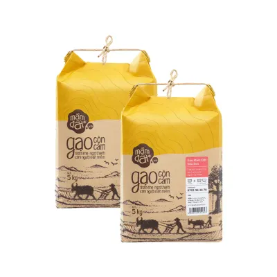 Combo 2 túi gạo Mầm Đất sữa sen 5kg
