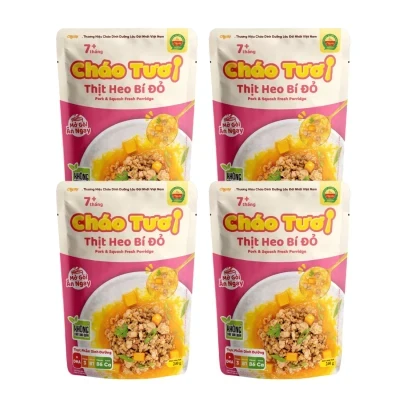 Combo 4 gói cháo tươi Cây Thị thịt heo 240g