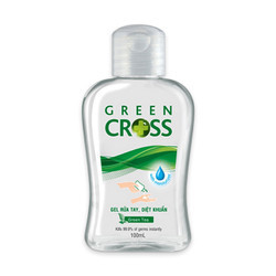 Gel rửa tay khô hương trà xanh Green Cross chai 100ml