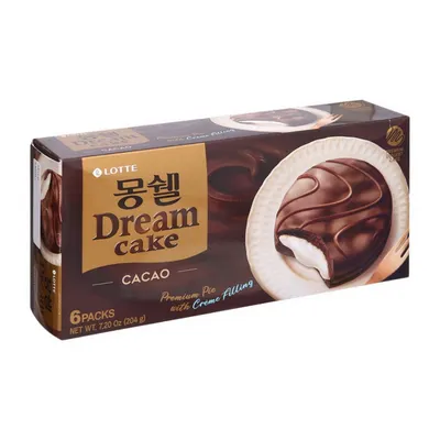 Bánh Choco Pie Dream Cake vị cacao Lotte hộp 204g