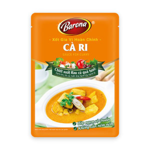 Xốt gia vị hoàn chỉnh cà ri Barona gói 80g