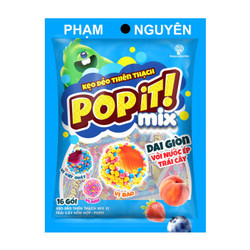 Kẹo dẻo thiên thạch mix vị trái gói 200g (1 Gói)