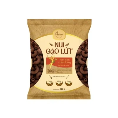 Nui gạo lứt Nuffam gói 210g
