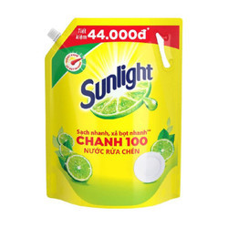Nước rửa chén Chanh100 Sunlight túi 3.5kg (1 Túi)