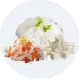 Bún tươi, đậu hũ, dưa chua