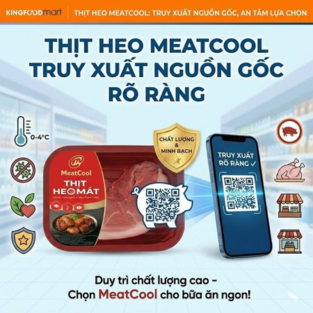Thịt heo truy xuất nguồn gốc Meatcool có gì đặc biệt?