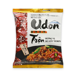 Mì udon trộn hương vị bò xốt Teriyaki gói 82g (1 Gói)