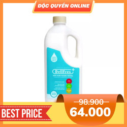 Sữa tươi thanh trùng không đường Delifres chai 1.8l