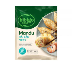 Bánh xếp mandu nhân hải sản Bibigo gói 350g