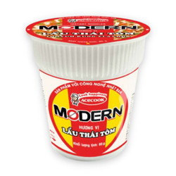 Mì Modern lẩu thái tôm Acecook hộp 65g (1 Hộp)