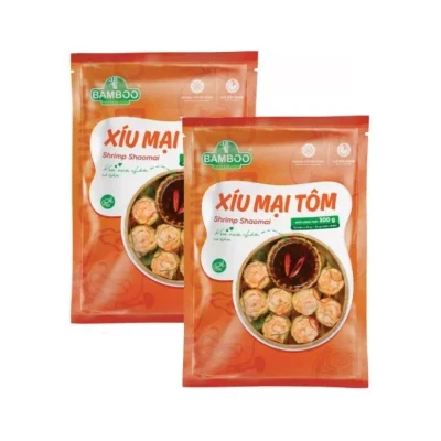 Combo 2 gói xíu mại tôm Bamboo 300g