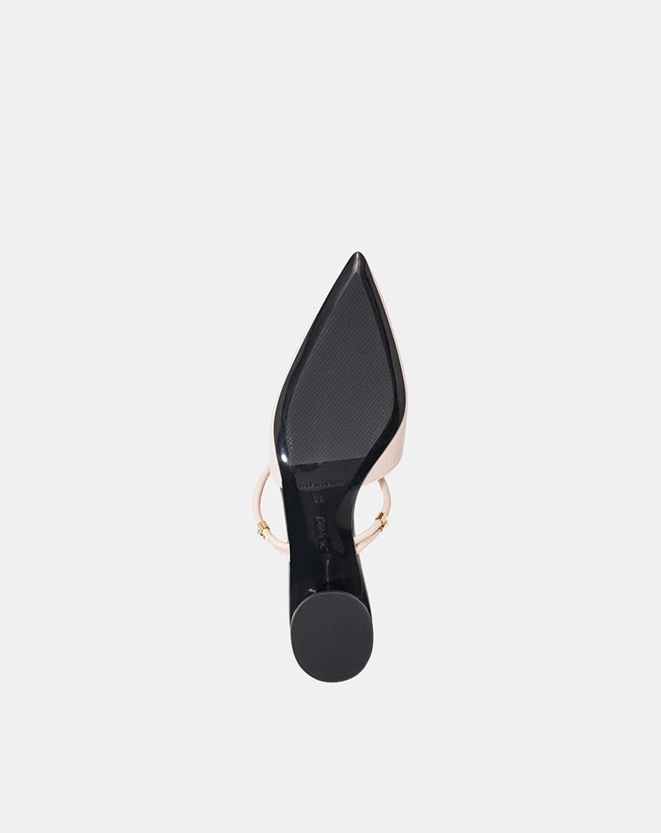 Giày Mules Mũi Nhọn Gót Trụ - Image 8