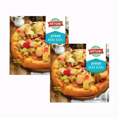 Combo 2 hộp pizza hải sản Hetori 150g