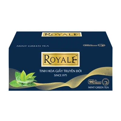 Khăn giấy hộp cao cấp 90 tờ 4 lớp Royale