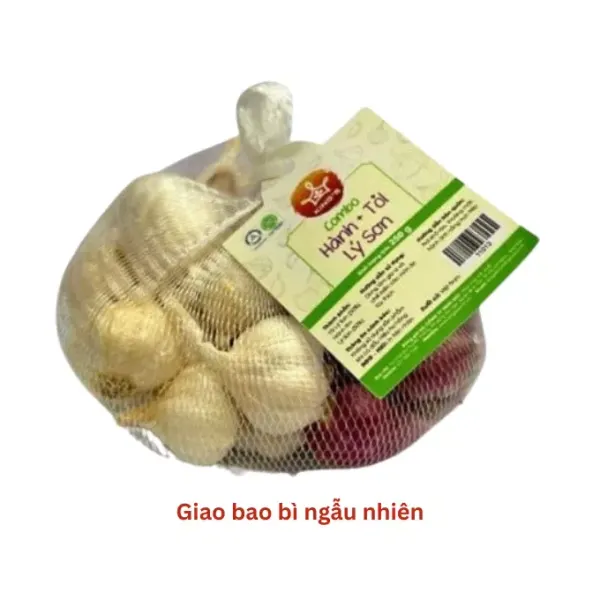 Combo hành tỏi Lý Sơn gói 250g