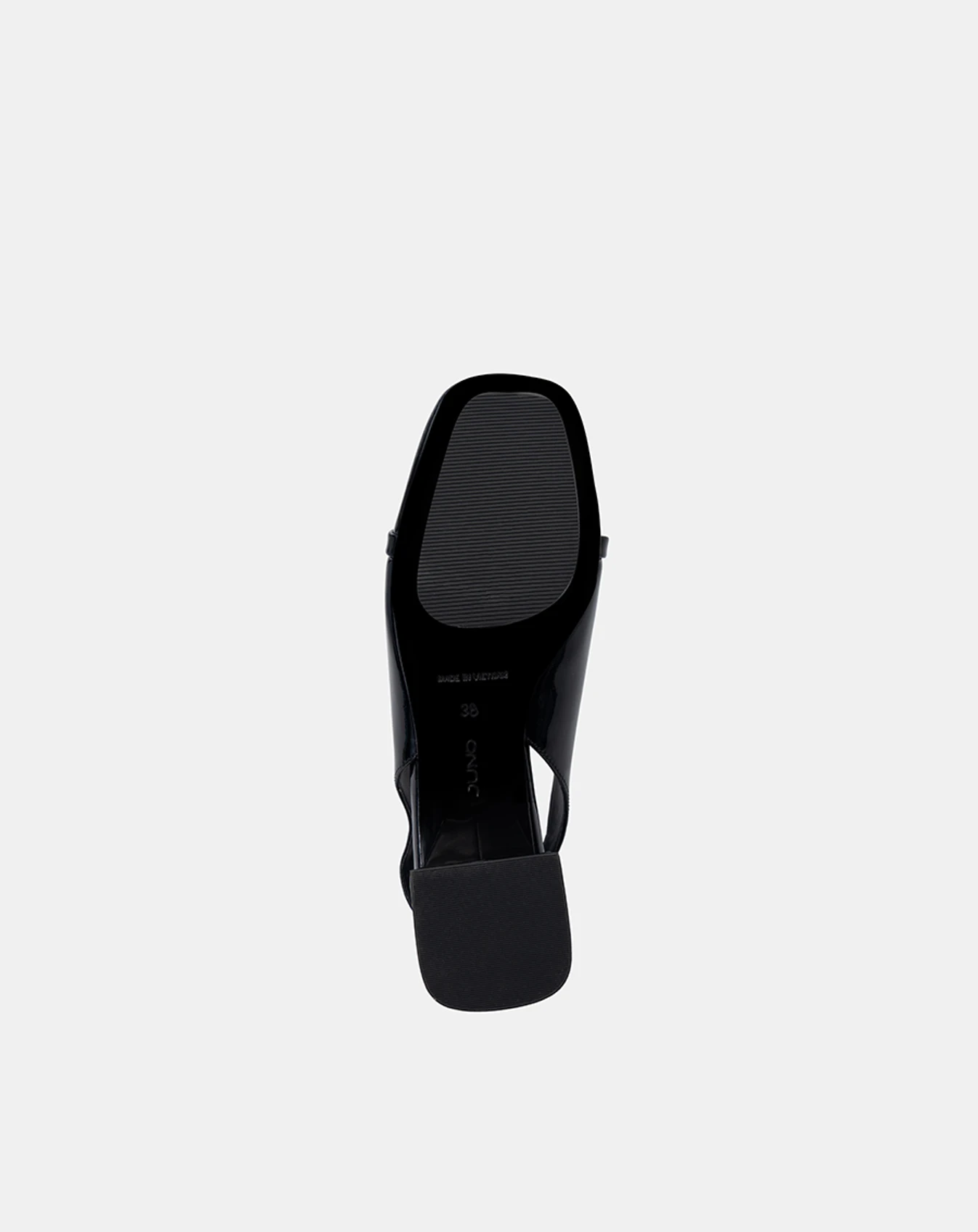Giày Cao Gót Slingback Phối Nơ Mũi Tròn - Image 8