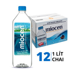 Thùng nước khoáng thiên nhiên Miocen 1l (12 Chai)