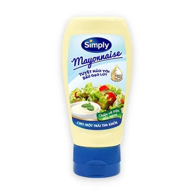 Mayonnaise Simply hương gạo rang 230g