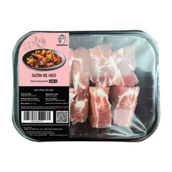 Sườn bẹ nhập khẩu cắt kho Freshfoco khay 400g (1 Khay)
