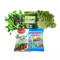 Combo rau bún cuốn tiện lợi