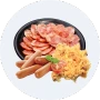 Xúc xích, lạp xưởng, chà bông