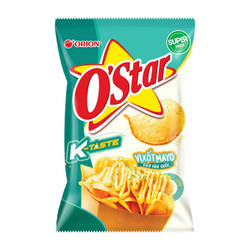 Snack khoai tây vị xốt Mayo O'star gói 78g (1 Gói)
